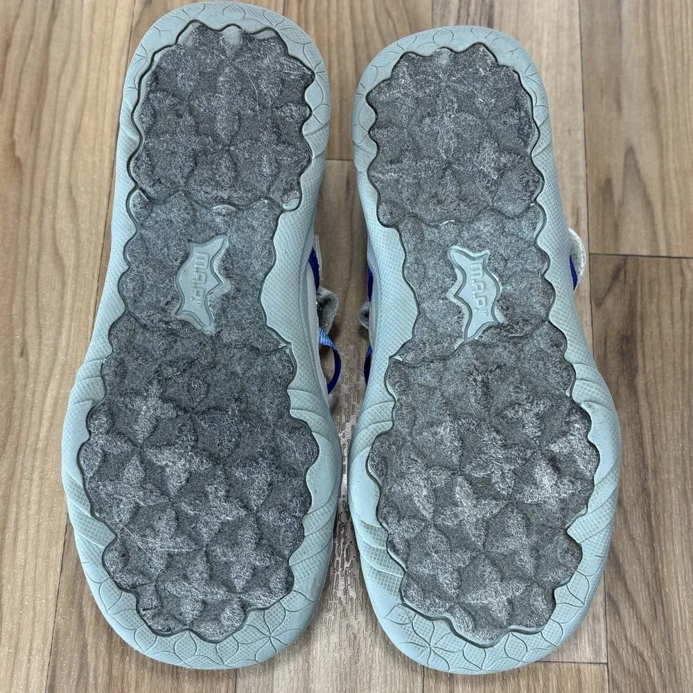 M.A.P. Kids Sandals Fishing Hiking Active Youth Sz 2 Slip On Purple Gray Niagara